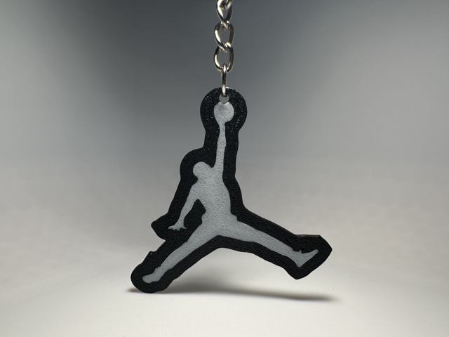 Portachiavi Jordan Nero